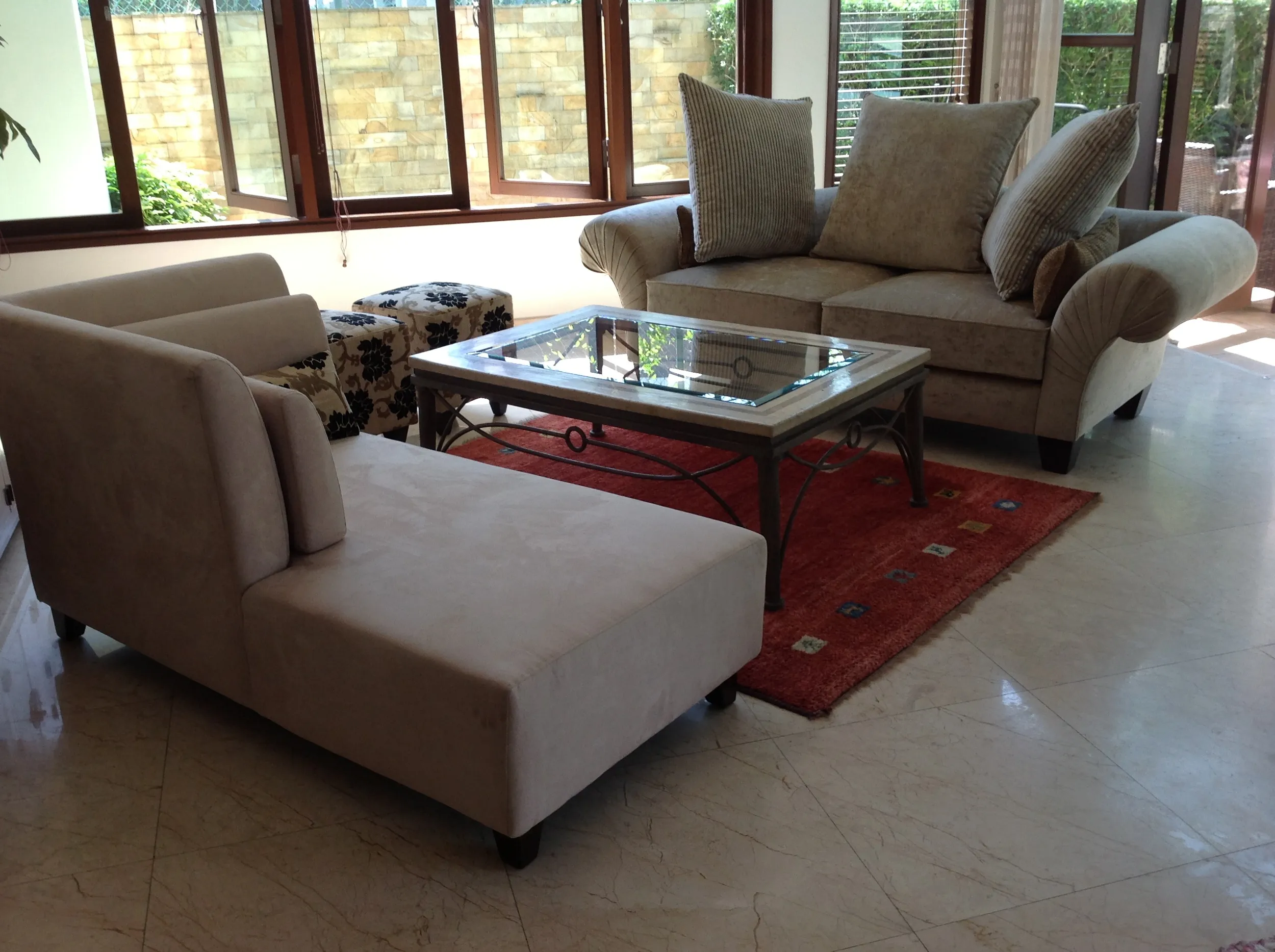 A custom-made cushion